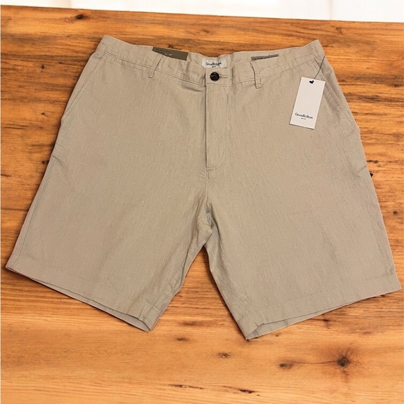 Goodfellow & Co Khaki Flat Front Shorts - Picture 2 of 3